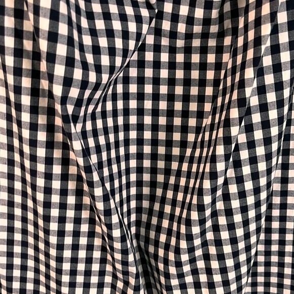 Vineyard Vines Women’s Black Gingham Off the Shoulder Mini Dress Small NWOT - Picture 4 of 10